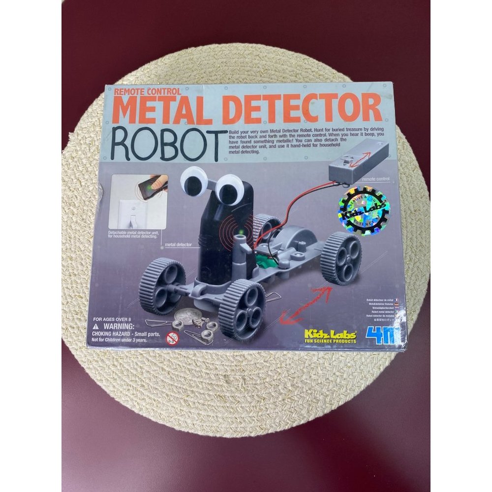 Kidz Lab Remote Control Metal Detector Robot Building Kit 8+
